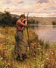A Moment Of Rest by Daniel Ridgway Knight